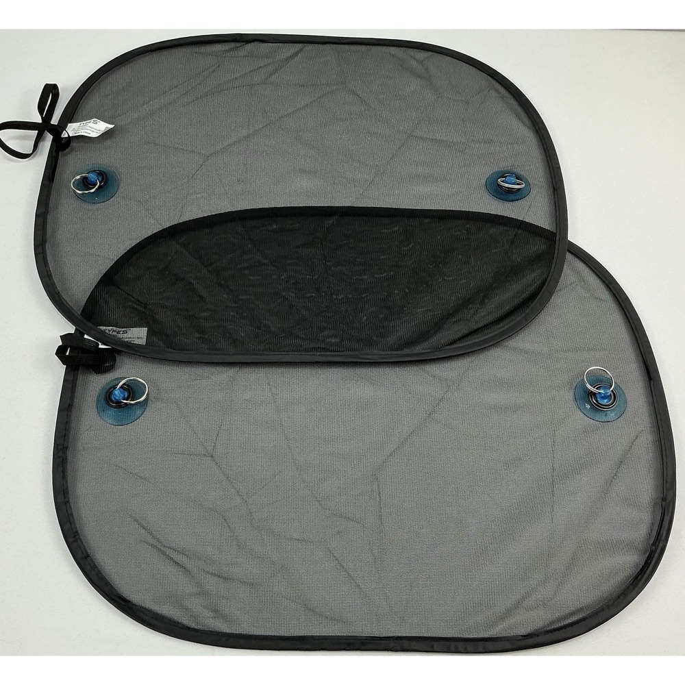 Type S Side Window Sunshades 2 Pack 15 x 19 Collapsible Car Auto Suction Cup